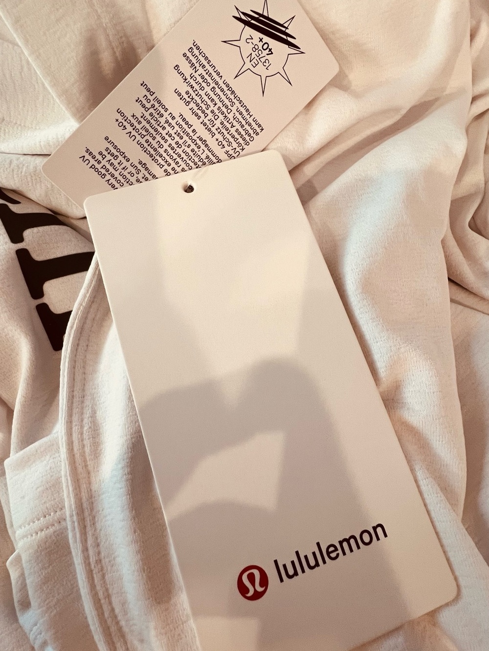 Lululemon Layered Long Sleeve Tennis Club UPF 40+ Sun Protection NWT Size 8 - Picture 7 of 8
